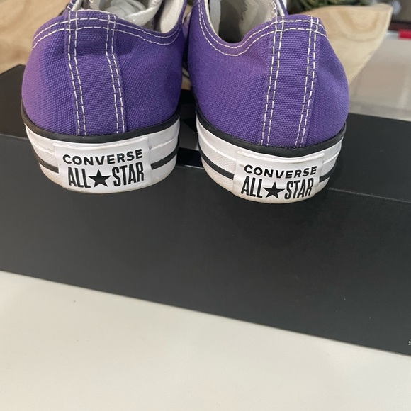 Converse Chuck Taylor Electric Purple Low-Top Sneakers - Picture 8 of 10